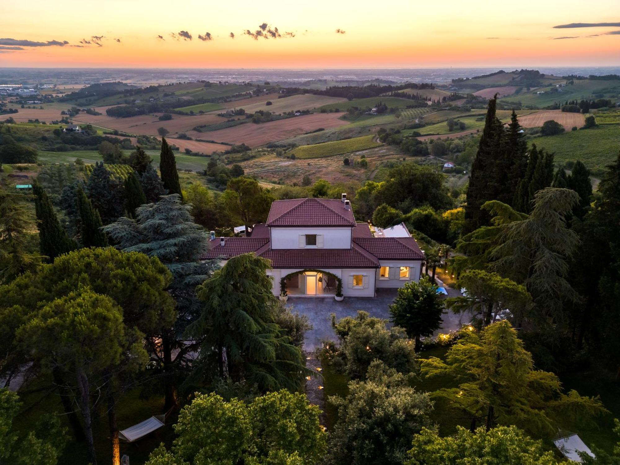 Villa Belvedere Bertinoro Bagian luar foto